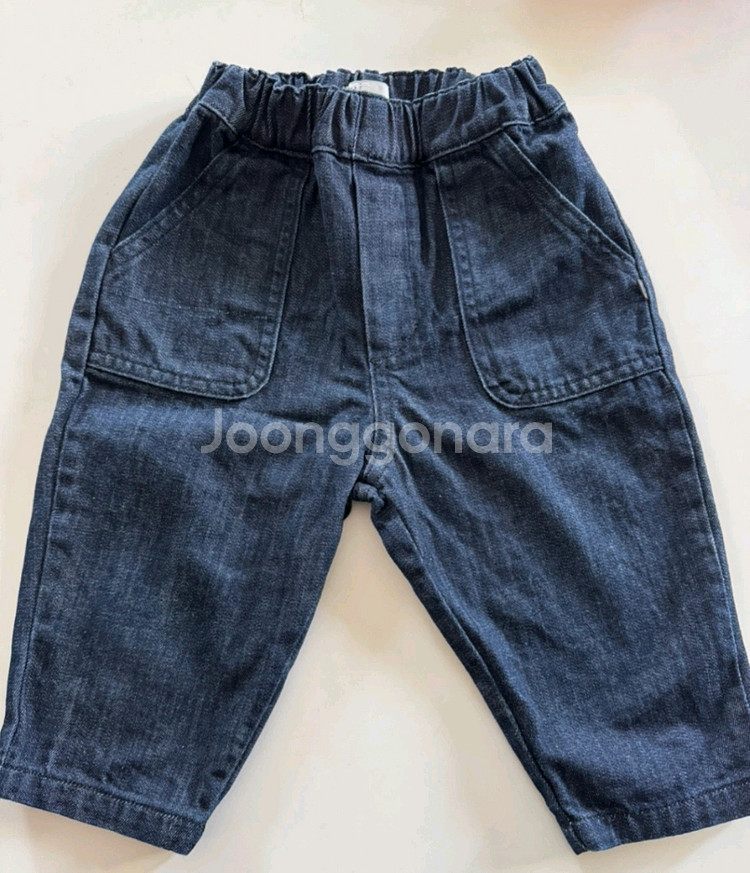 베네베네 생지 데님 아기 청바지 24m--0