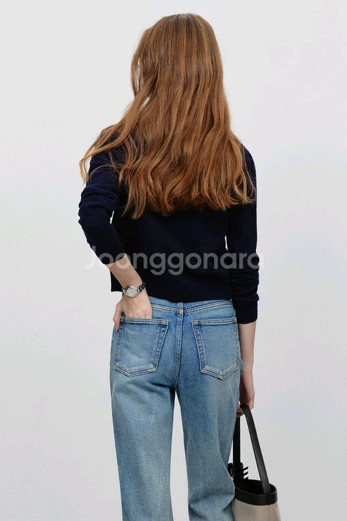 던스트 에센셜 세미 부츠컷 청바지--2