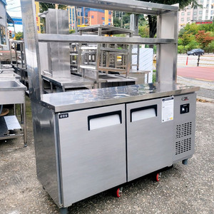 1500테이블냉장고(2단상부선반포함)