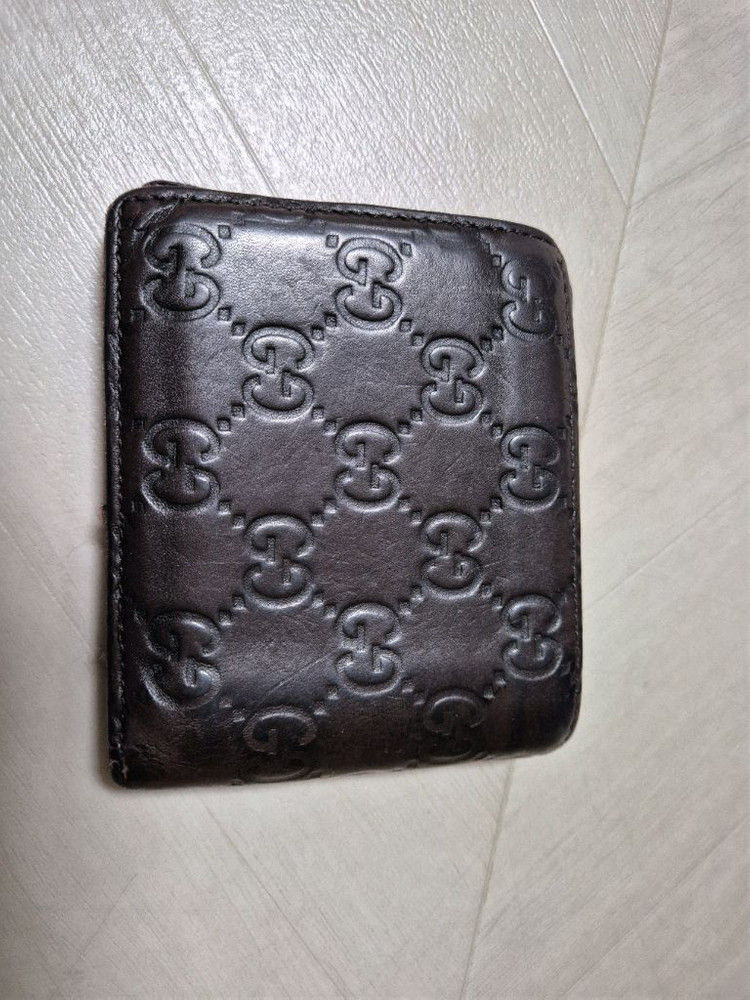 구찌 GG 패턴 남성 반지갑--1