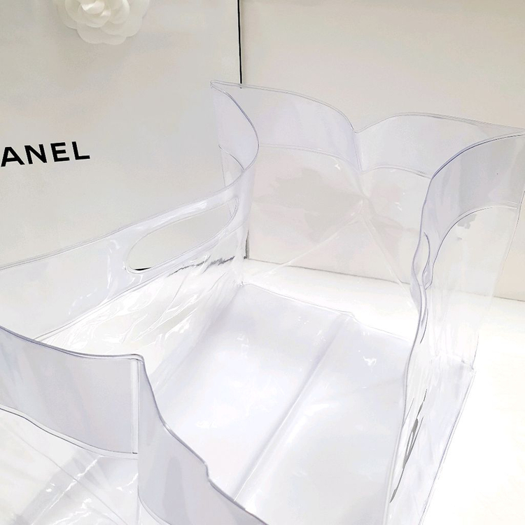 샤넬 pvc 투명백 토트백 클리어 비치백 왕언니--4