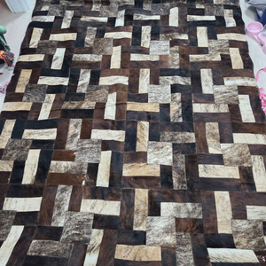 송치카우하이드 카페트 러그