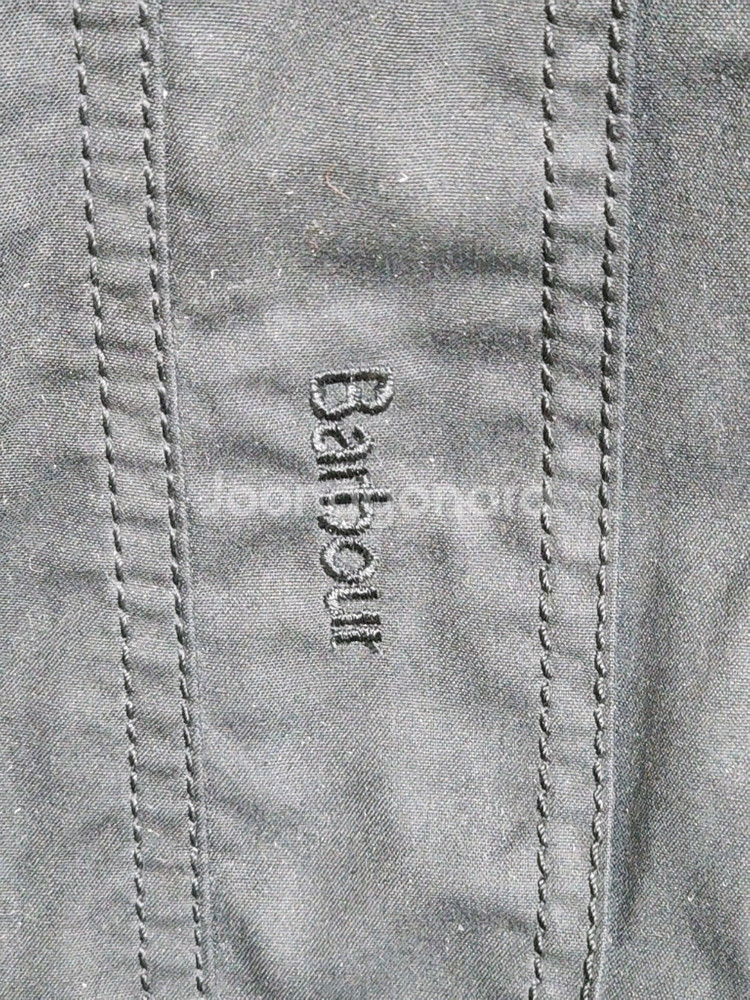 (M) 바버 벨세이 왁스자켓 블랙 BELSAY 왁싱점퍼 안감누빔--5