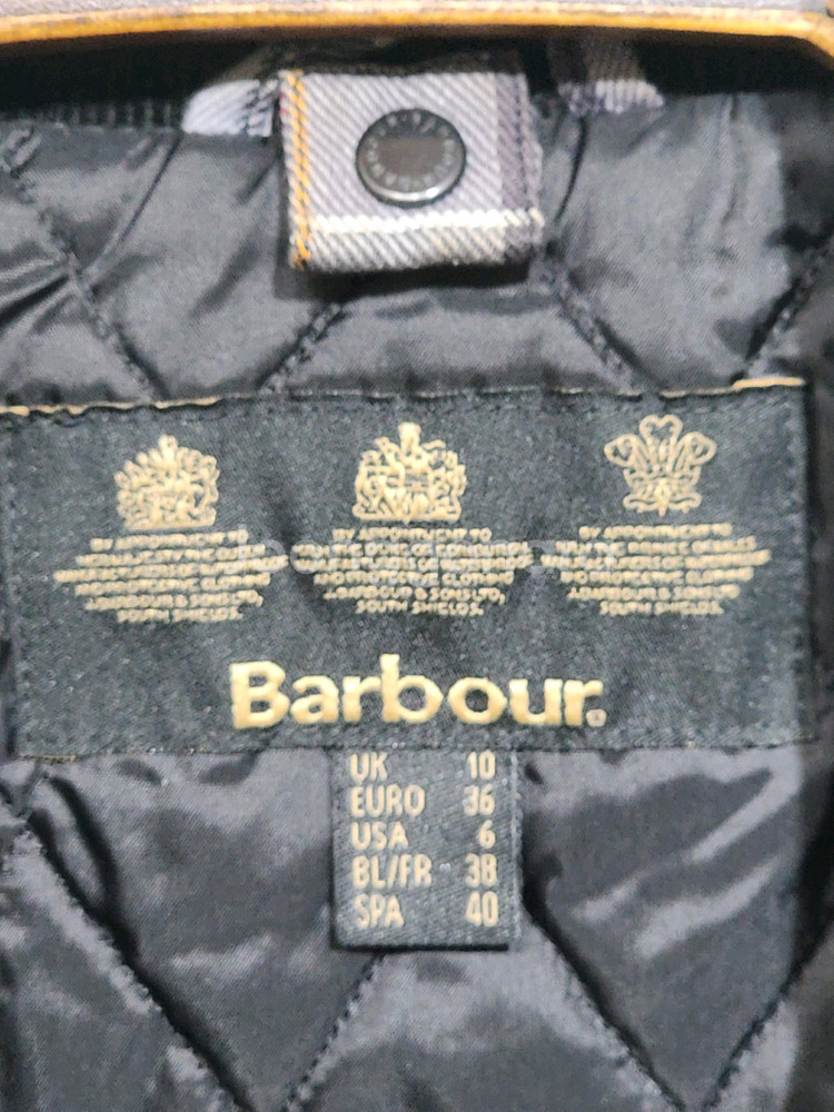 (M) 바버 벨세이 왁스자켓 블랙 BELSAY 왁싱점퍼 안감누빔--2