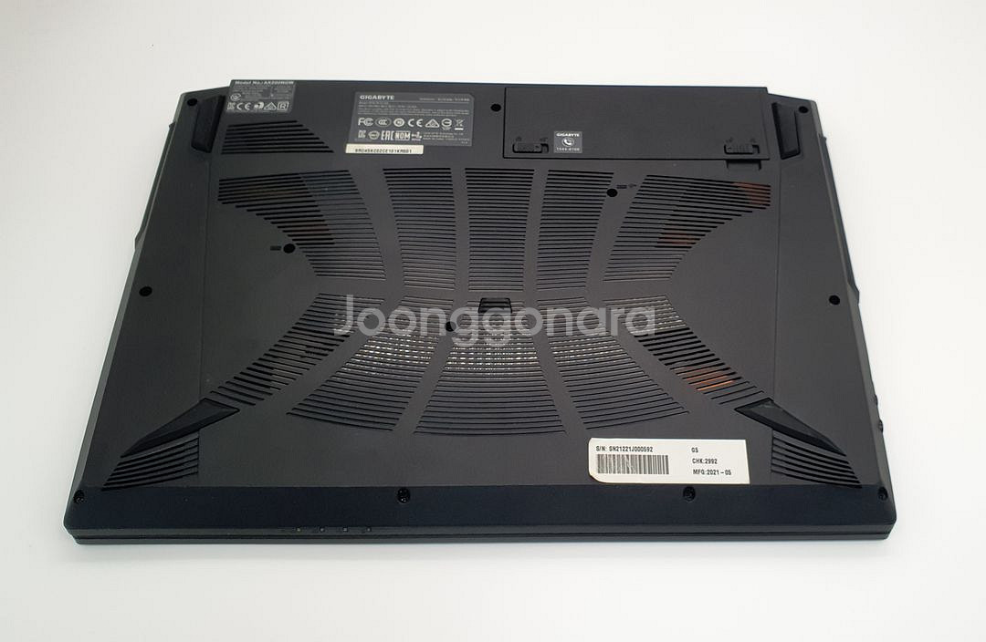 [게이밍]기가바이트 15인치 게이밍노트북(i5-10th/RTX3060/1TB)--5