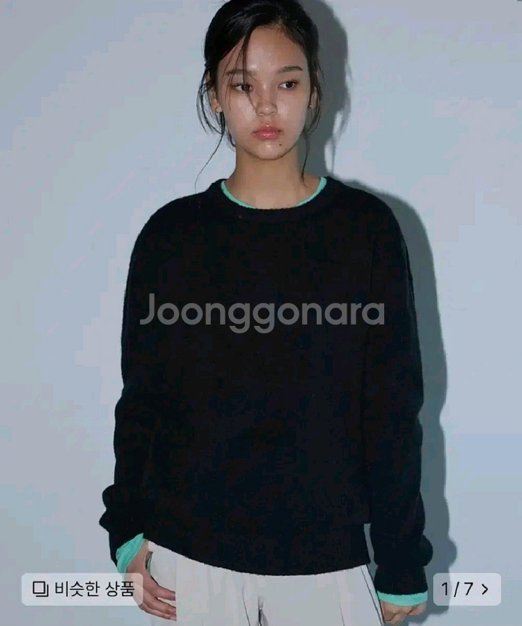 미치코런던 베이직 울 니트 풀오버 블랙--0