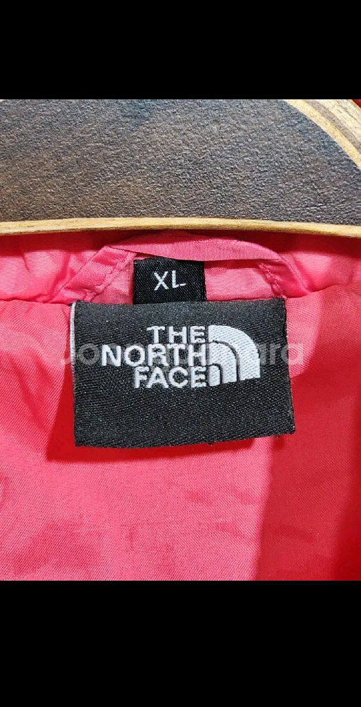 (L) 노스페이스 경량패딩 점퍼 핑크 아웃도어 등산자켓--2