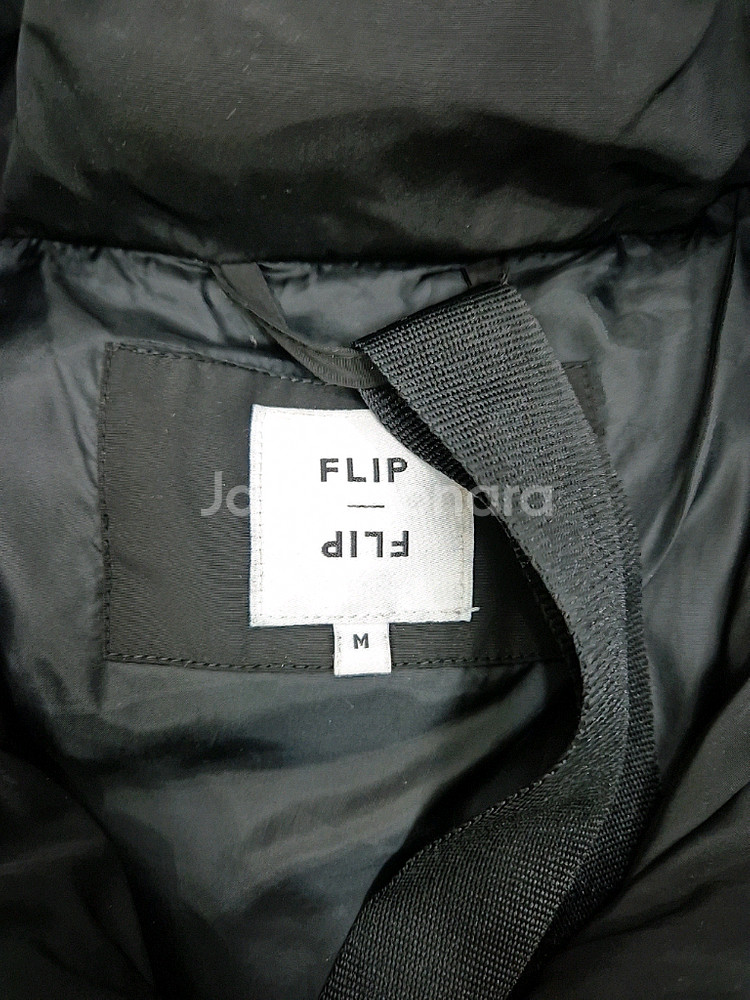 [M]<플립>블랙 패딩 점퍼--7