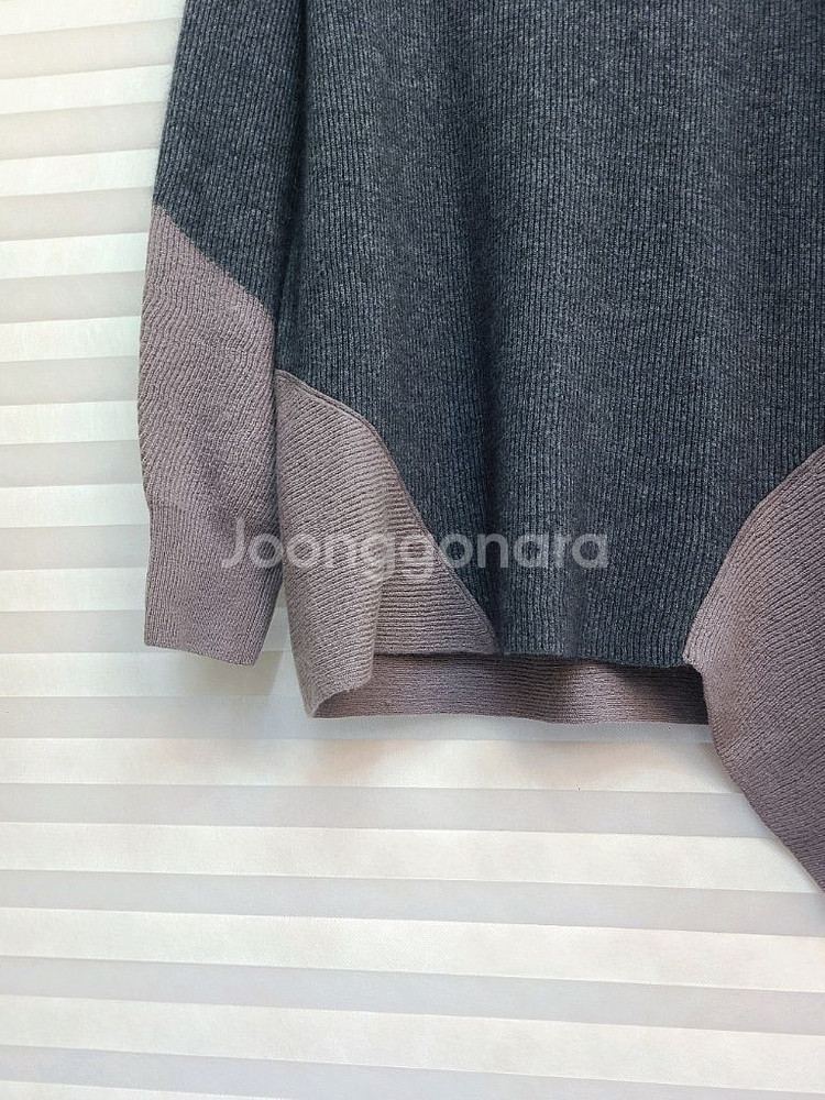 시스템> 울100 언발란스 니트티--3