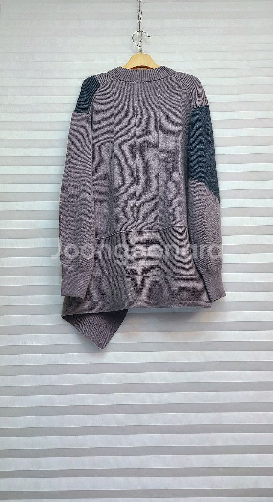 시스템> 울100 언발란스 니트티--4