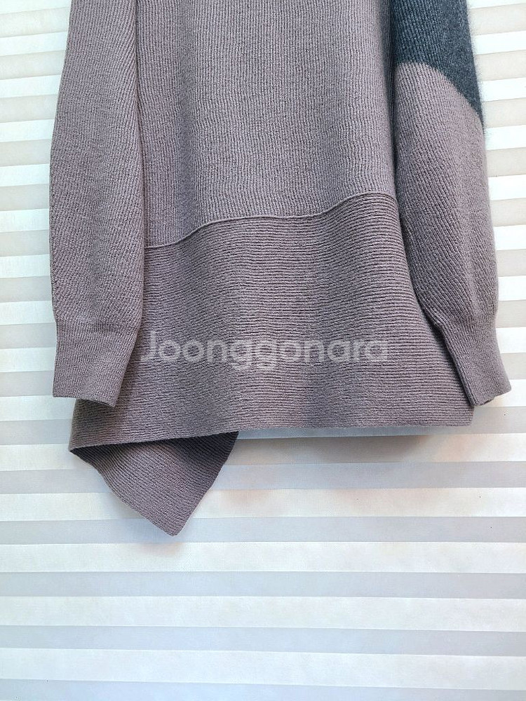 시스템> 울100 언발란스 니트티--5