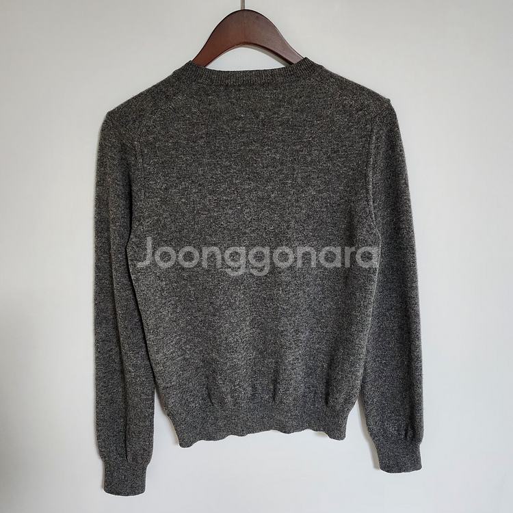 [M] 꼼데가르송 차콜 레드와펜 여성 가디건 AZ-N007--6