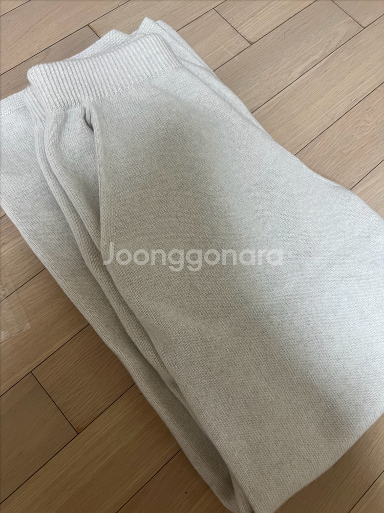 제이코코 캐시미어 니트팬츠 (오트)--3