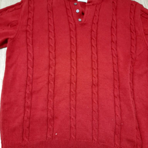 케이블 니트 스웨터