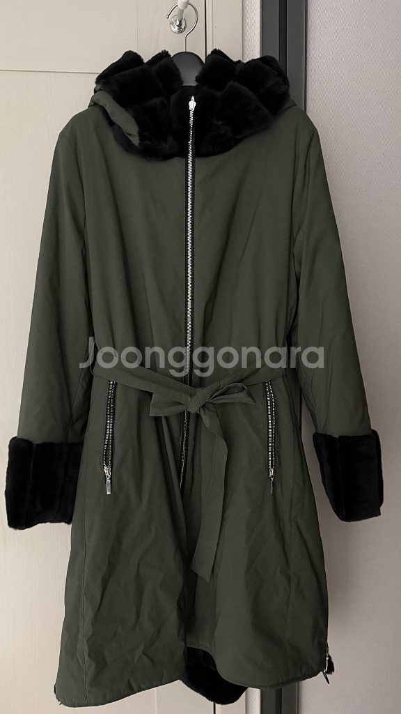 마리아니 양면 에코밍크 패딩 코트 (리버시블) 55--6