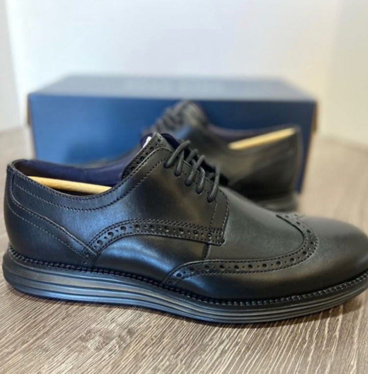 콜한 남성구두 윙팁 블랙 8.5W(운동화기준 270)새제품--3