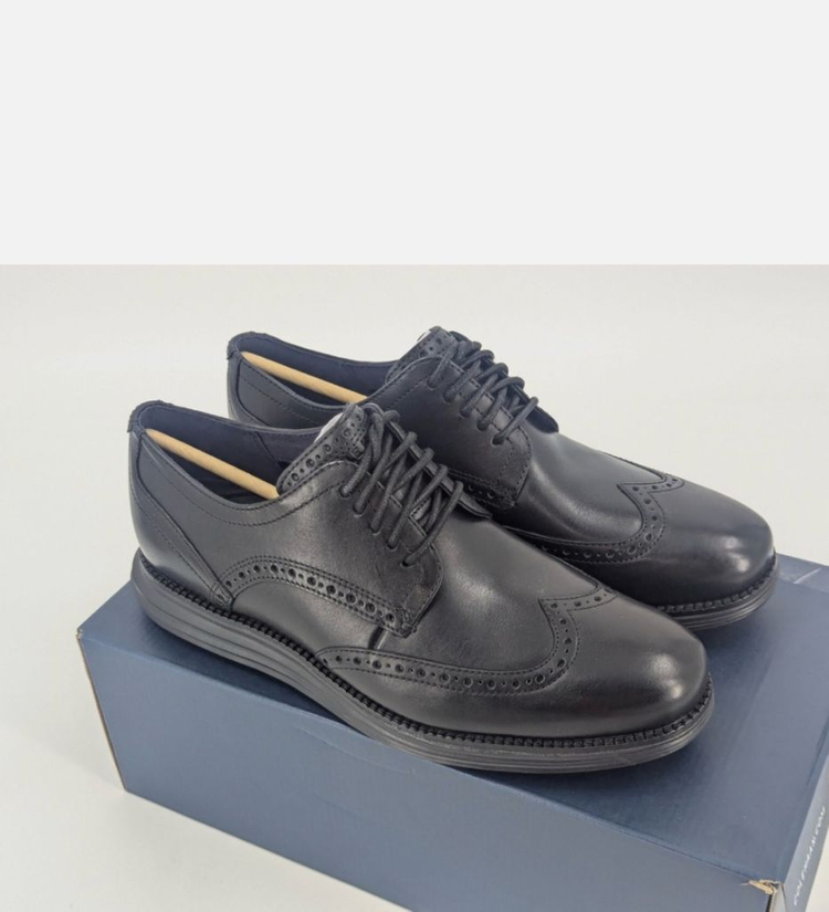 콜한 남성구두 윙팁 블랙 8.5W(운동화기준 270)새제품--6