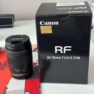 캐논 RF 28-70mm F2.8 IS STM 렌즈 풀박스 (흙계륵)