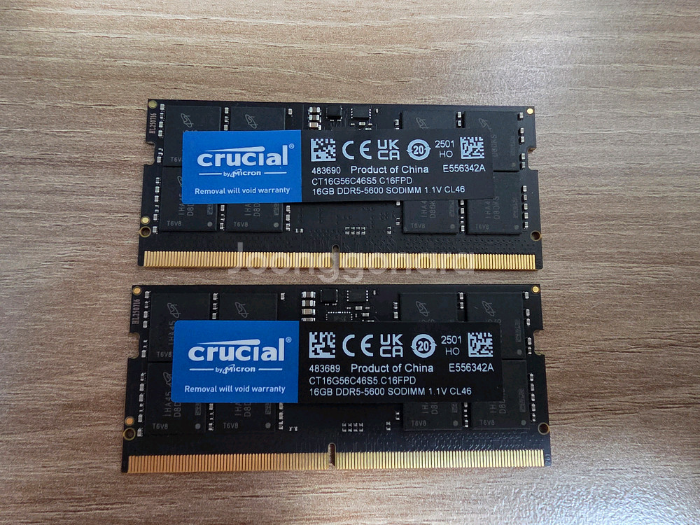 Crucial DDR5 5600MHz 32GB (2x16GB) 노트북 램--0
