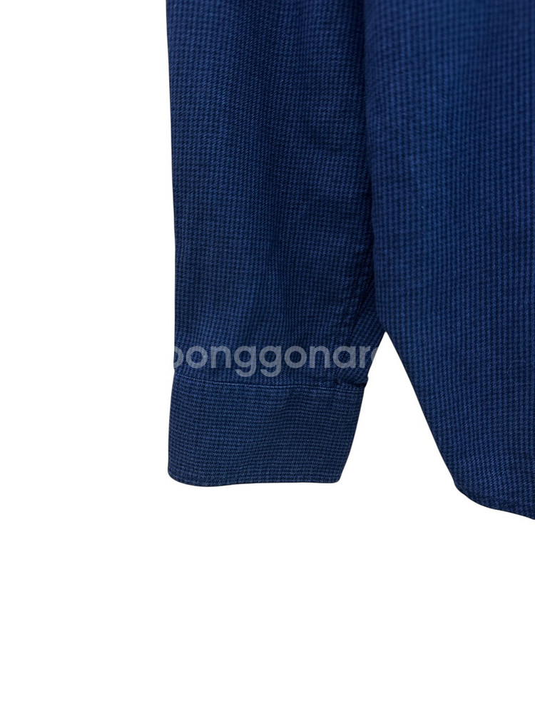 라코스테 잔체크 셔츠 블루 (M)--3