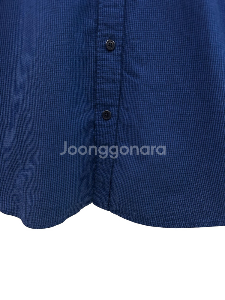 라코스테 잔체크 셔츠 블루 (M)--4