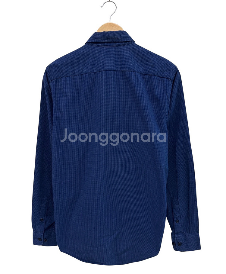 라코스테 잔체크 셔츠 블루 (M)--6