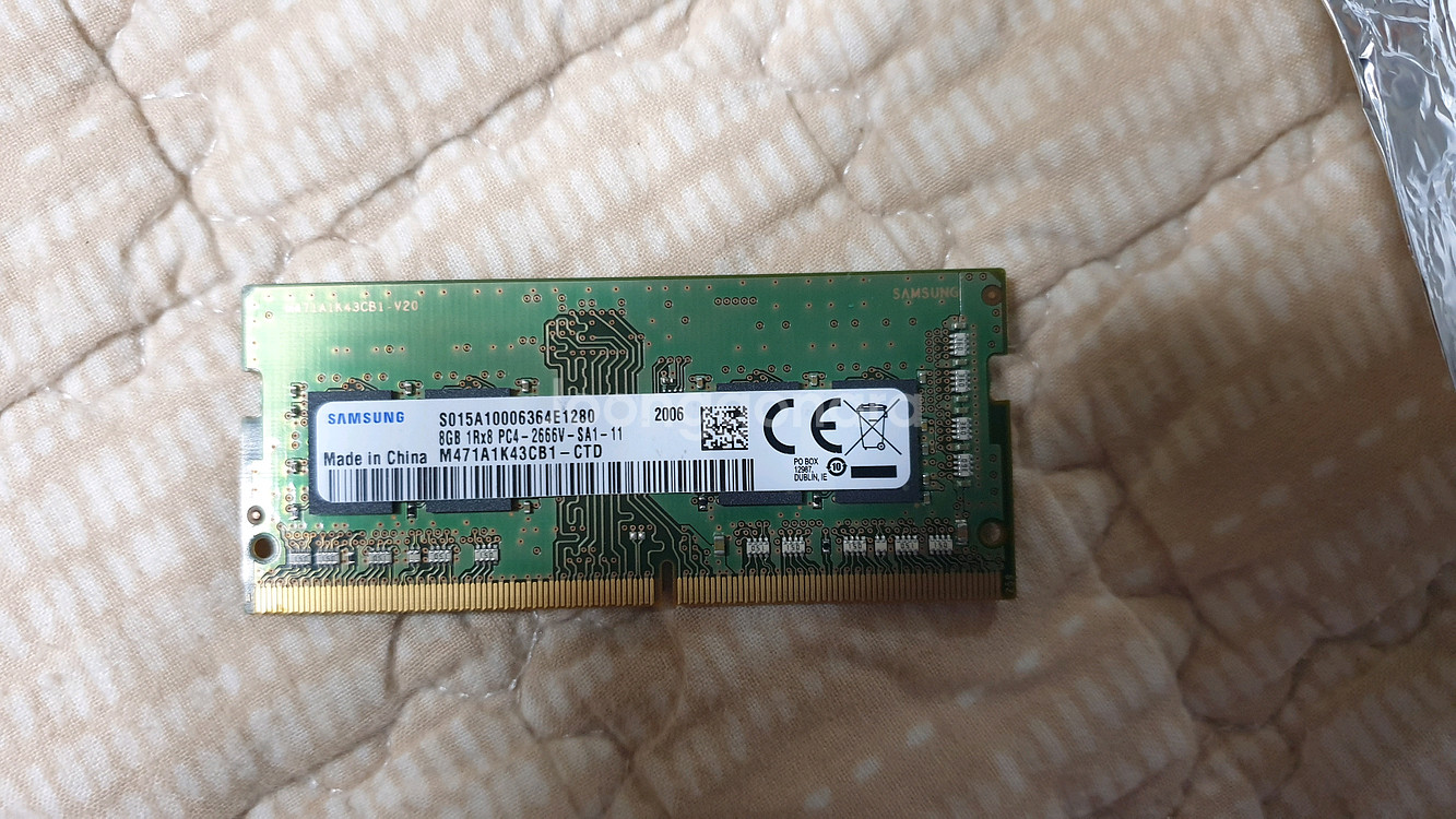 삼성 노트북용 DDR4 8GB 메모리--0