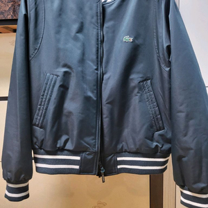 라코스테 봄버누빔패딩 자켓
