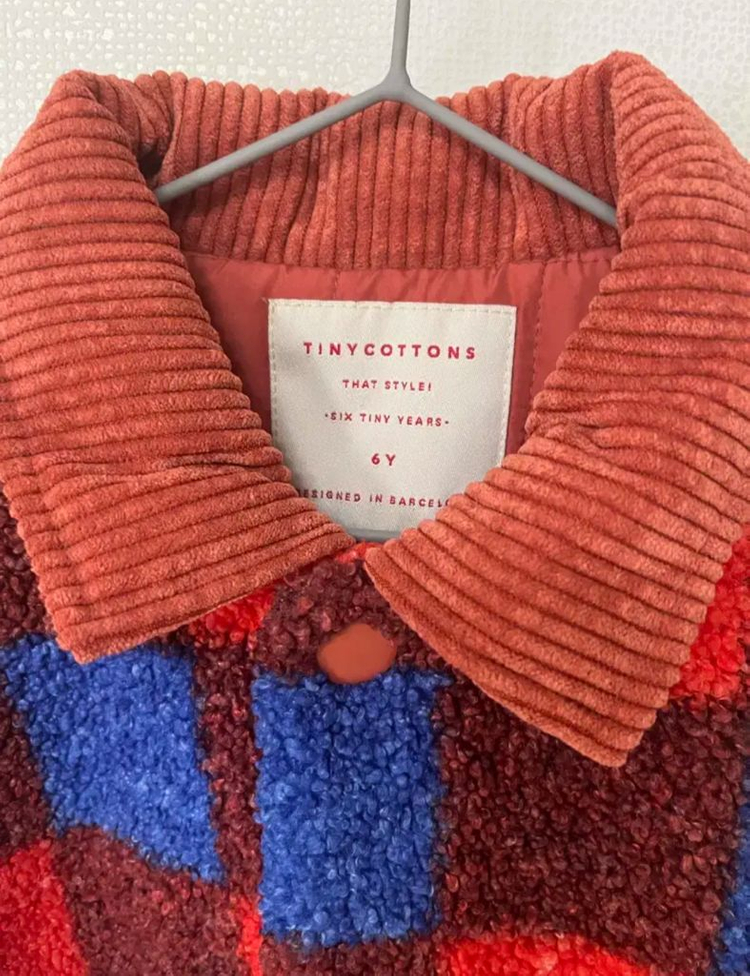 패턴 퀼팅 점퍼 6Y 타이니코튼 이미지