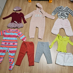 가을겨울 아기옷 일괄 70~80사이즈 블루독 카터스 베이비갭 등