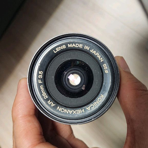 코니카 헥사논 28mm f3.5 ar마운트