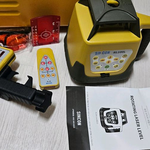 신콘 회전형 RL100L 레이저 레벨기 세트