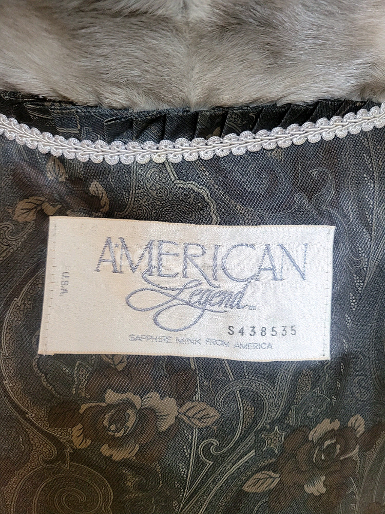 실버그레이 롱밍크코트 American Legend--2