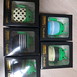 구글 안드로이드x르세라핌 콜라보 피규어 5종 일괄