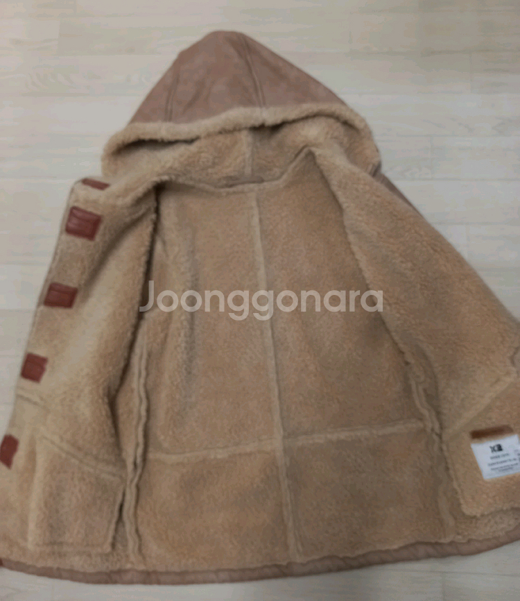 새상품 여성88 후드 무스탕 코트--1