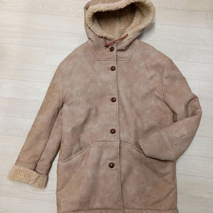 새상품 여성88 후드 무스탕 코트