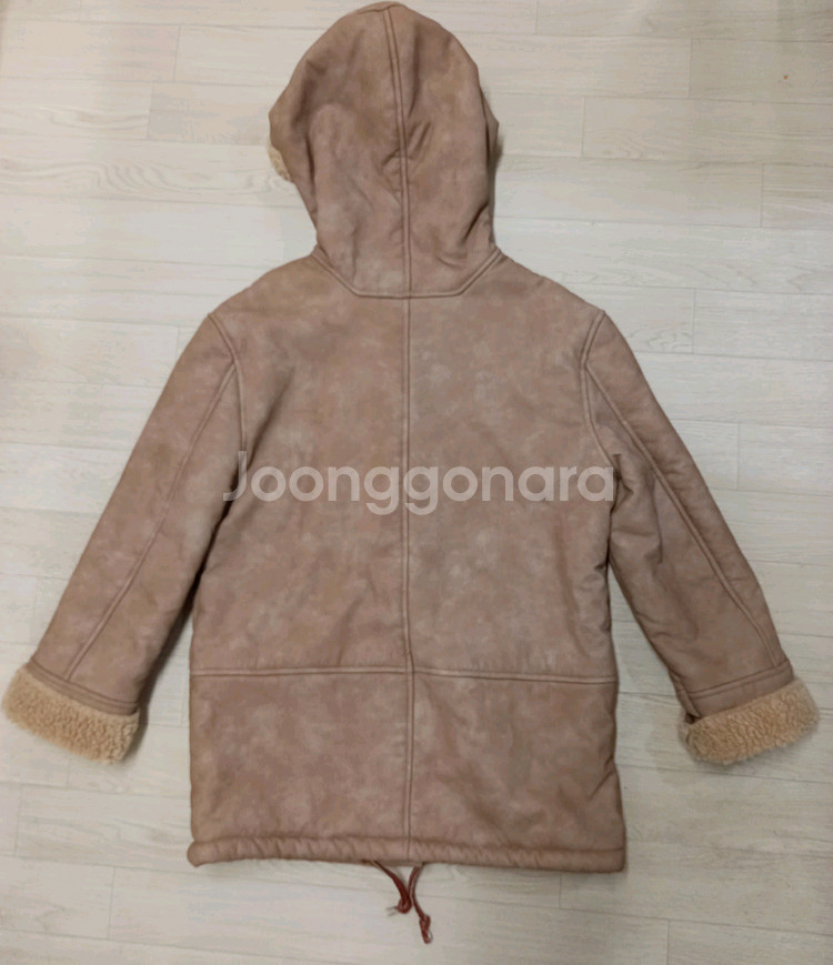 새상품 여성88 후드 무스탕 코트--8