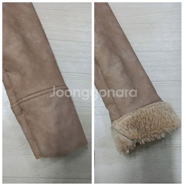 새상품 여성88 후드 무스탕 코트--6