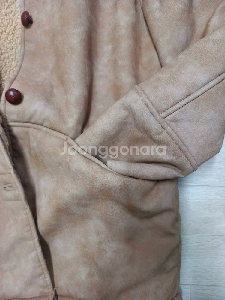 새상품 여성88 후드 무스탕 코트--5