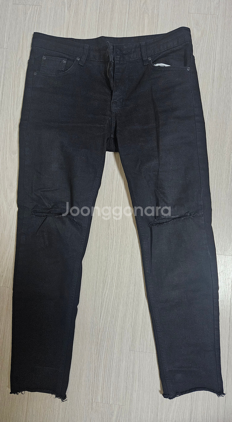 무릎절개 블랙컷팅진 판매--0