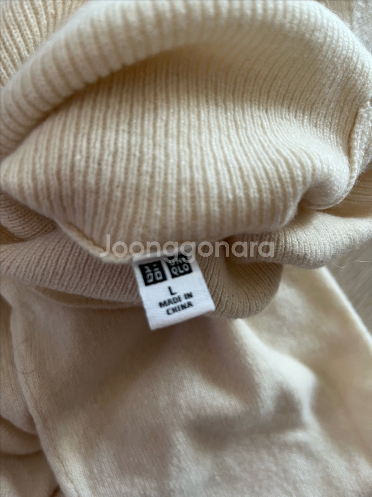 유니클로 캐시미어100 니트--4