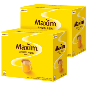 맥심 모카골드 마일드 400T 2개 대용량 커피믹스