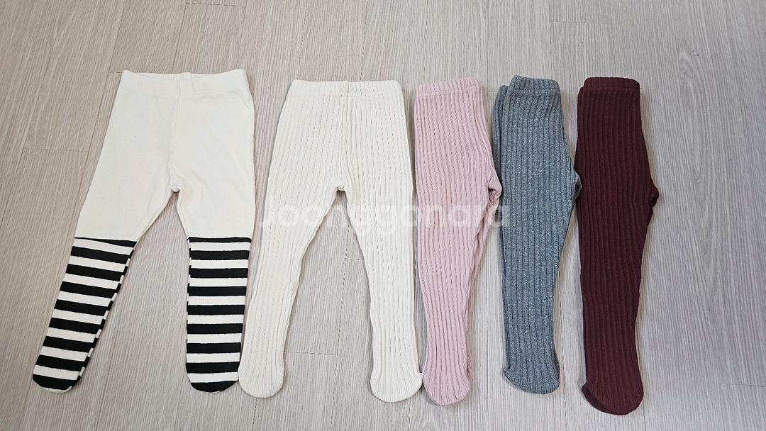 아기 유발 스타킹 레깅스 풋레깅스 S(~9개월)--0