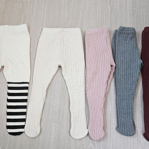 아기 유발 스타킹 레깅스 풋레깅스 S(~9개월)
