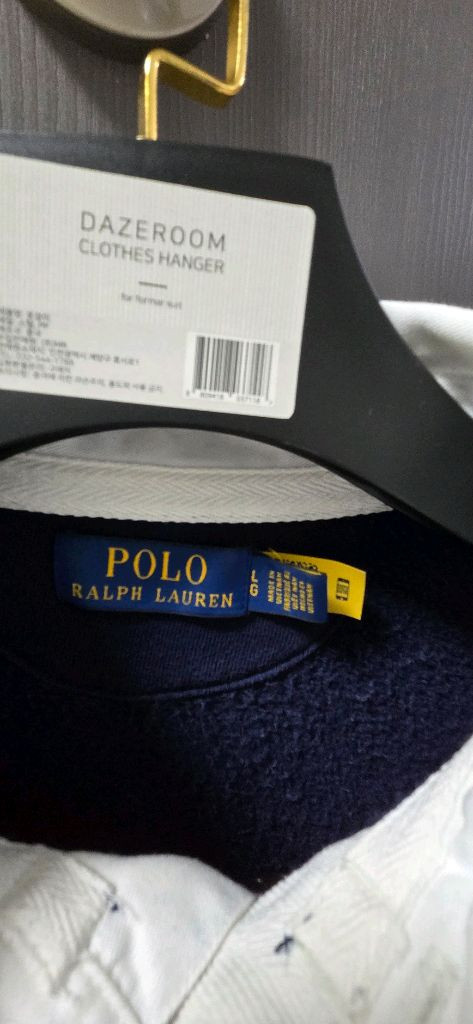 폴로 기모 럭비티 L 이미지