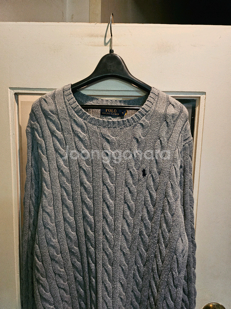 폴로 랄프로렌 케이블 니트 스웨터 M--1