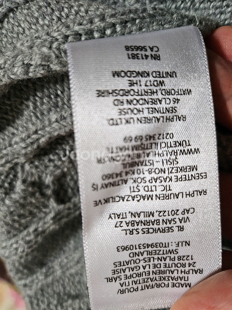 폴로 랄프로렌 케이블 니트 스웨터 M--8