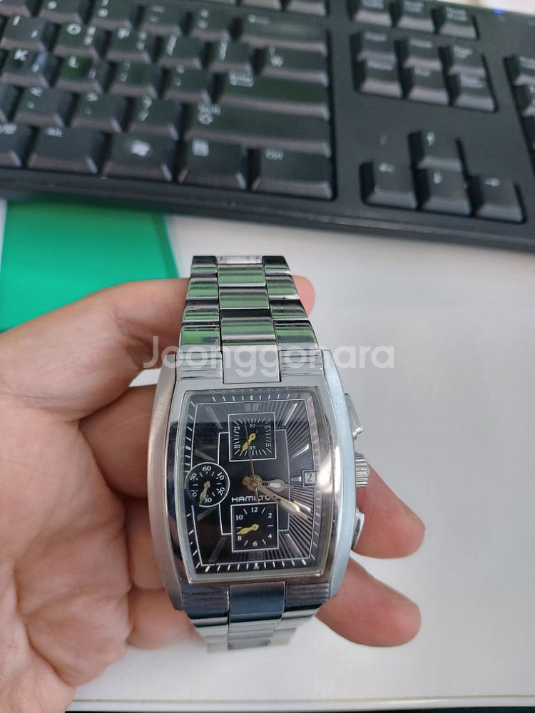 해밀턴 크로노그래프 시계--0