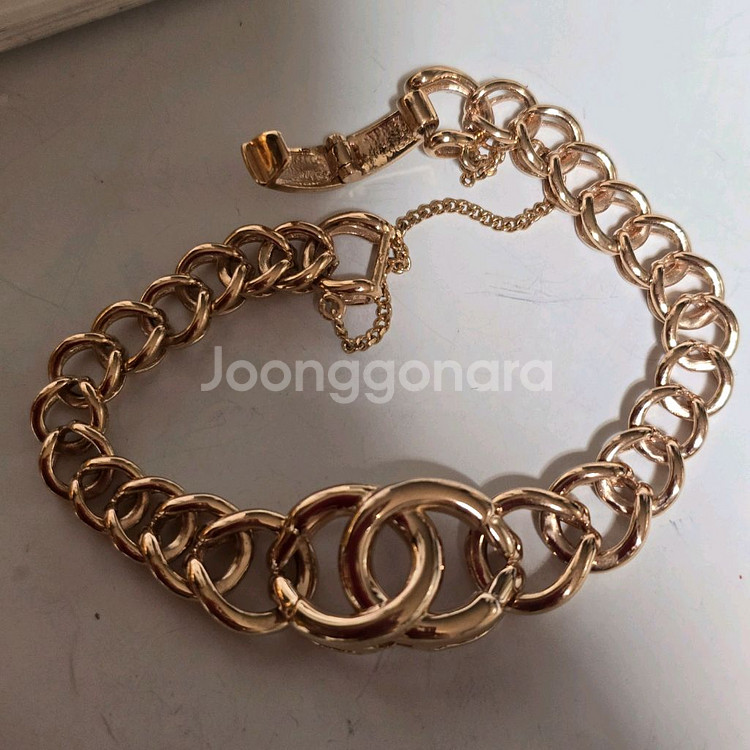 18k핑크골드 팔찌--2