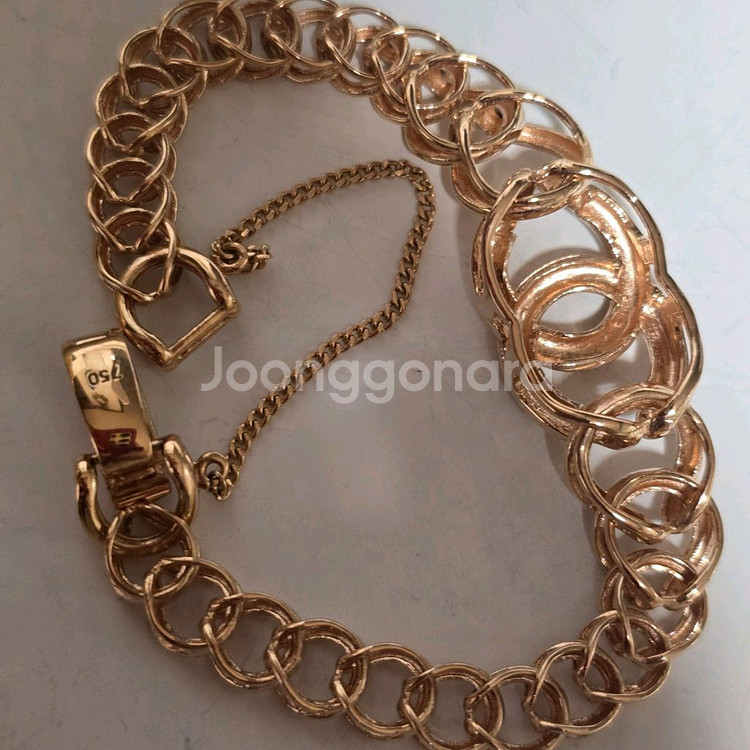 18k핑크골드 팔찌--9